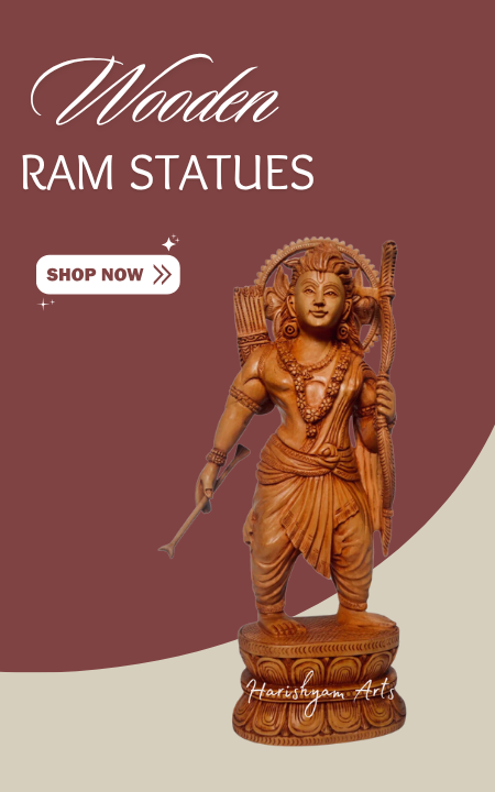 Wooden Rama Statues