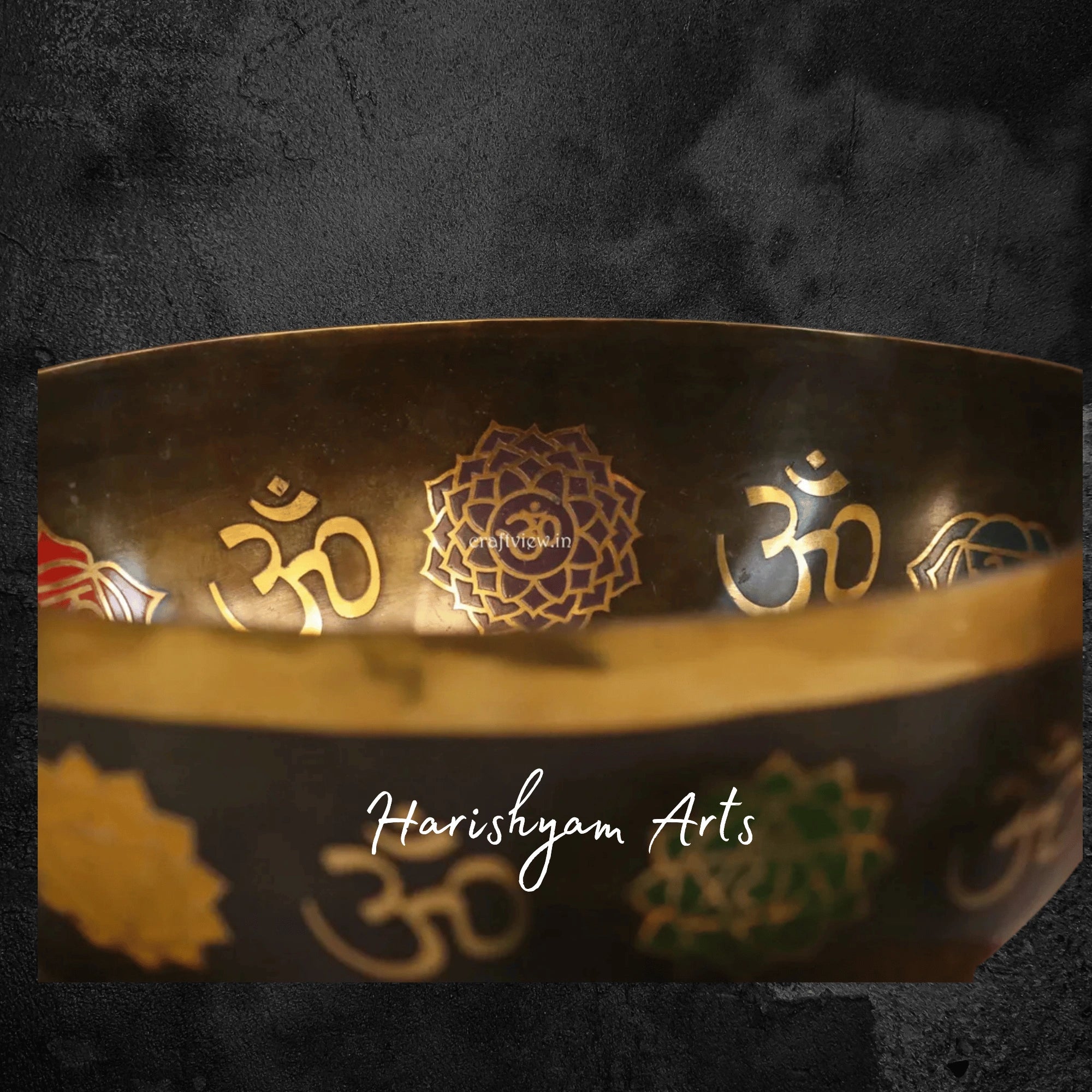 Chakra Balancing Bronze Meditation Bowl Handcrafted for Inner Harmony