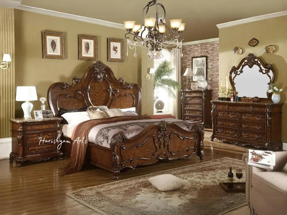 Cherrywood Elegance 3-Piece Queen Bedroom Set