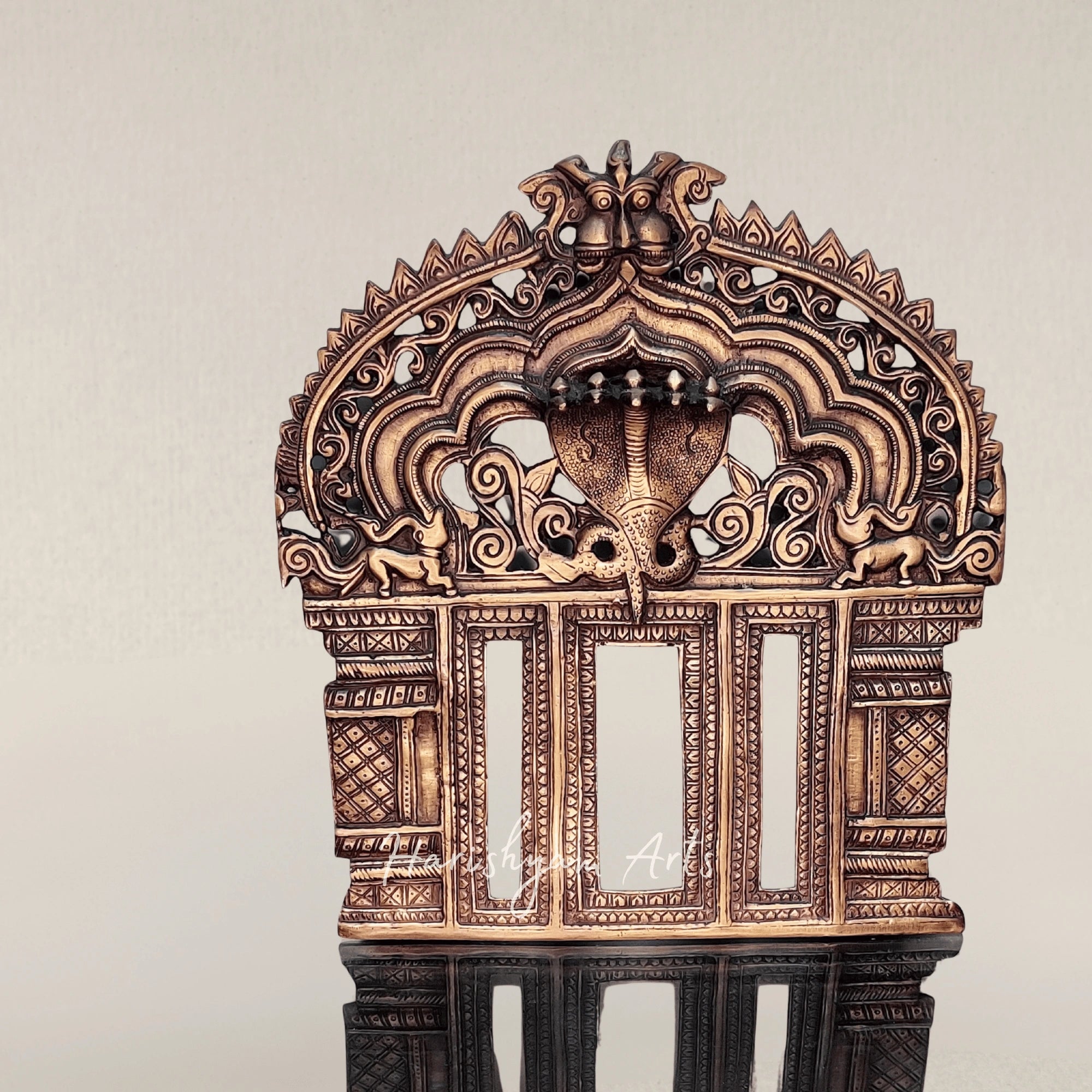 Classic Antique Style Handcrafted Brass Prabhavali Decor