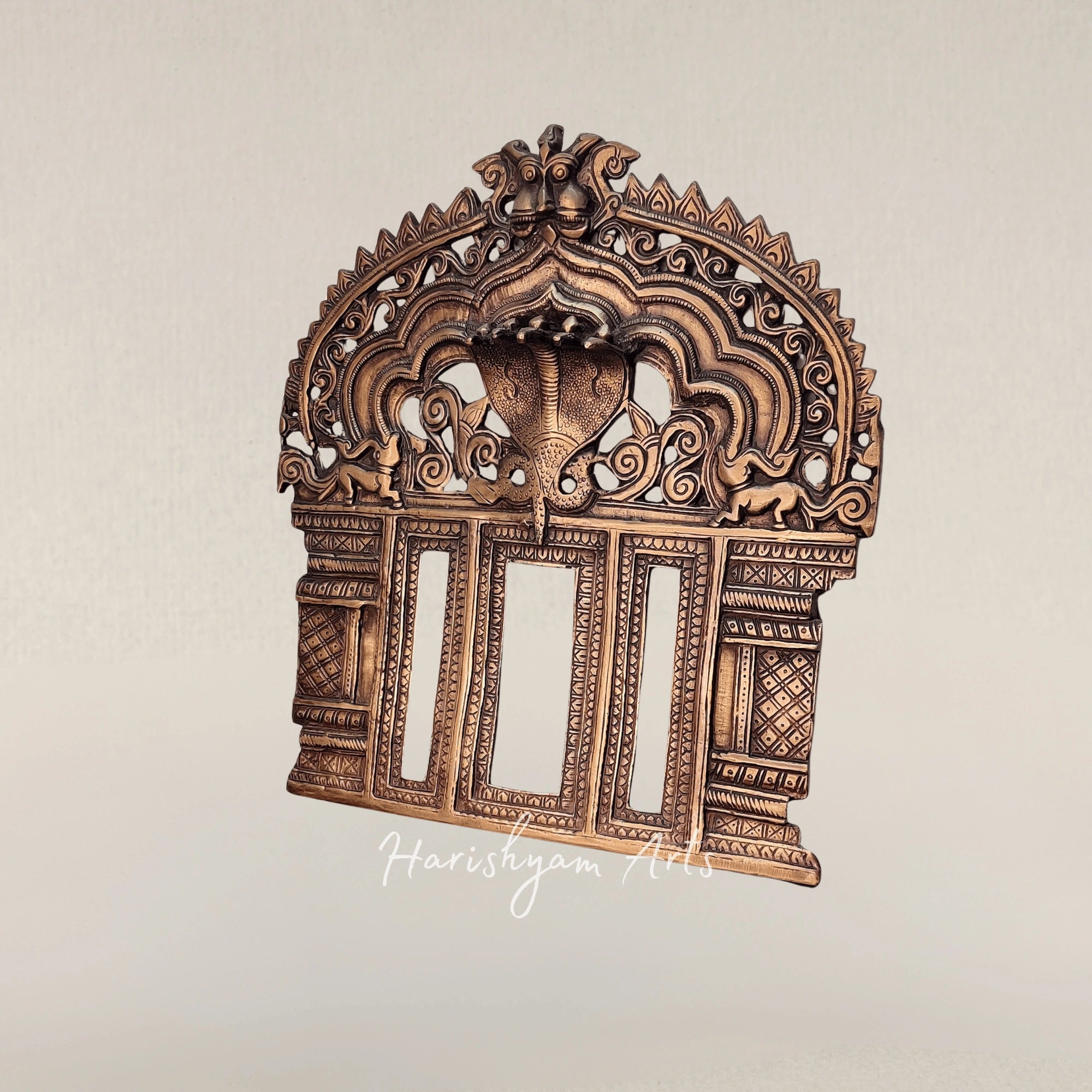 Classic Antique Style Handcrafted Brass Prabhavali Decor