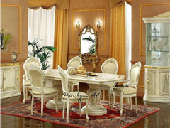 Classic Ivory 7-Piece Dining Room Set