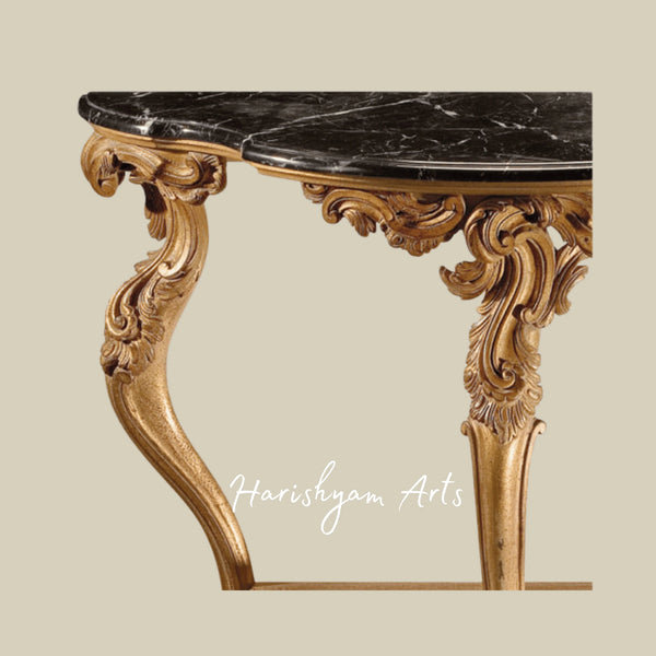 Classic Ornate French Style Console Table