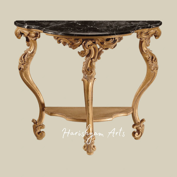 Classic Ornate French Style Console Table