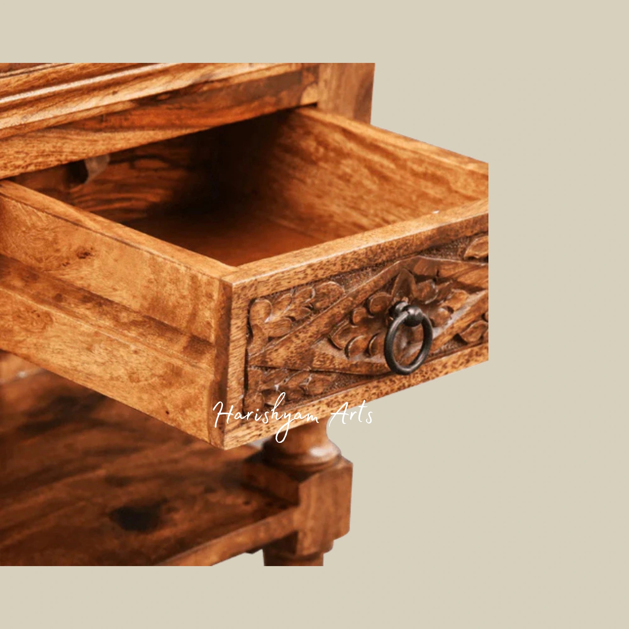 Classic Wooden Bedside Table