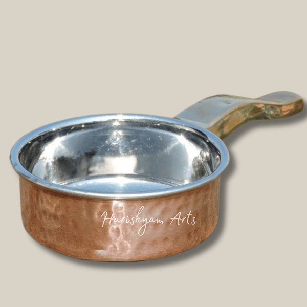 Copper Exterior Frying Pan for Everyday and Multi-Purpose Cooking