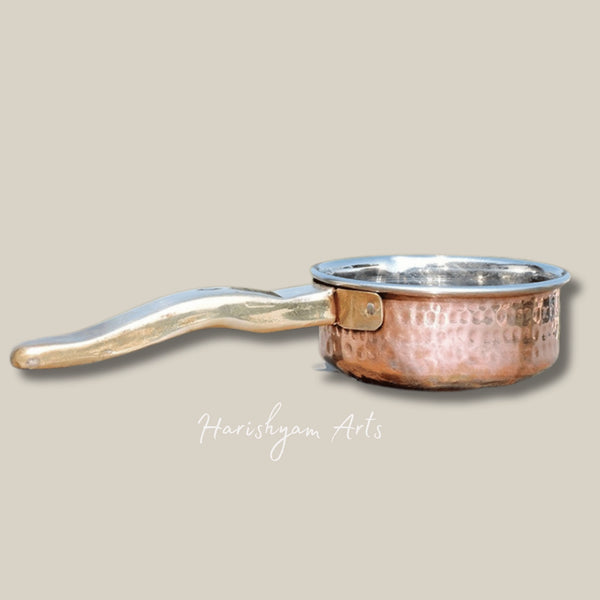 Copper Exterior Frying Pan for Everyday and Multi-Purpose Cooking