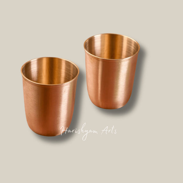 Deluxe Kansa Drinking Glass Set of 2 for Daily Use and Gifting