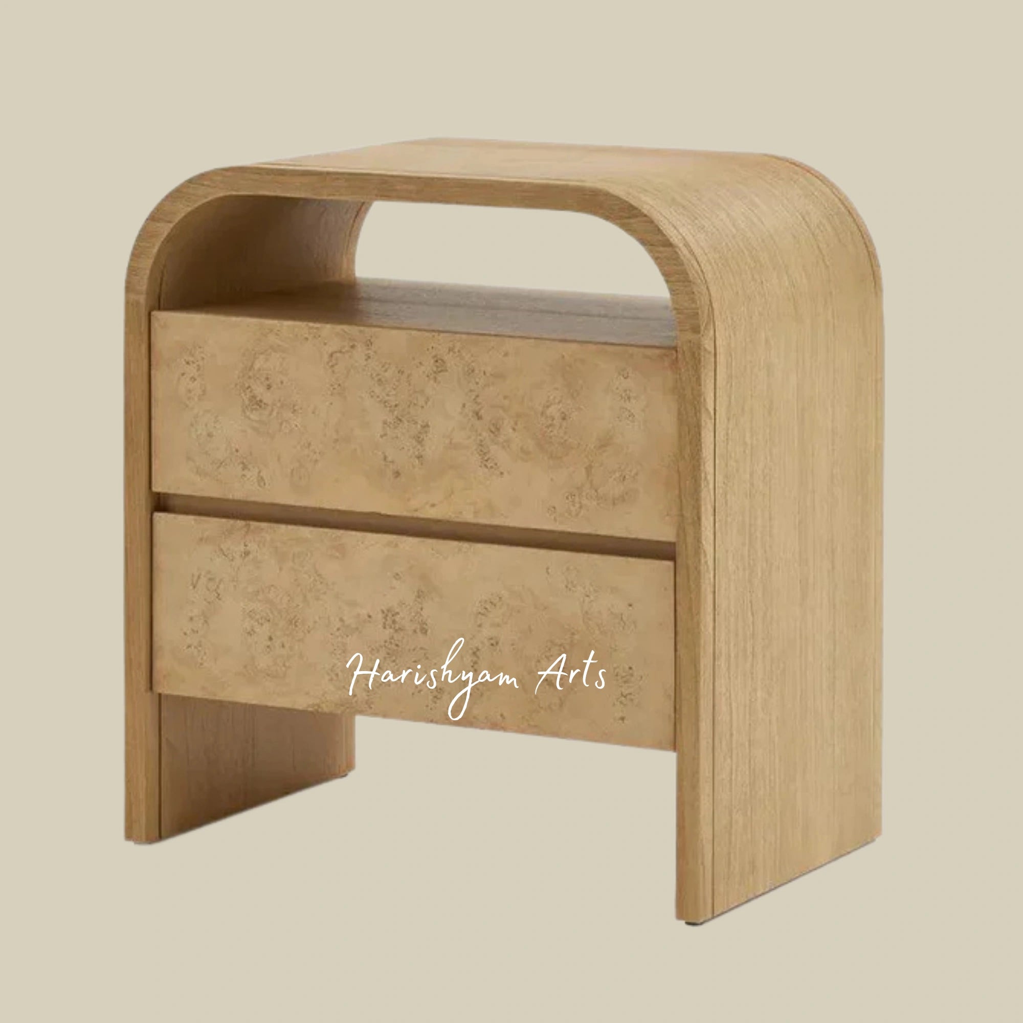 Designer Crescent Bedroom Side Table