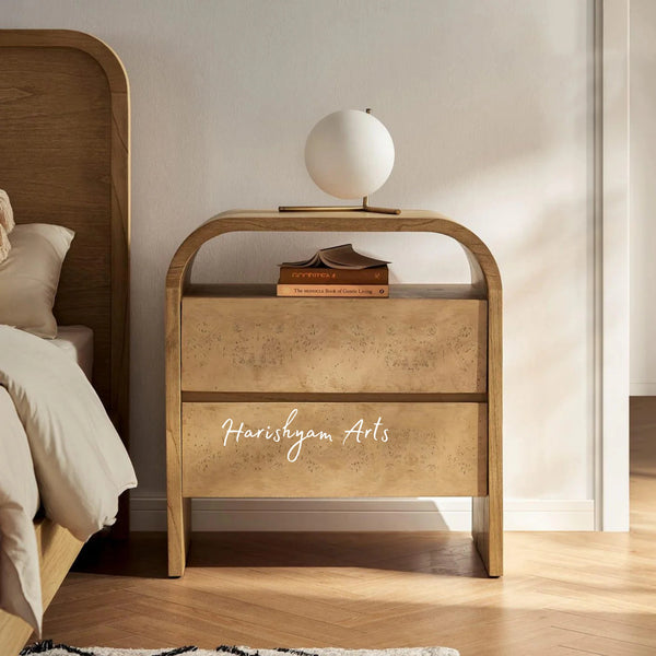 Designer Crescent Bedroom Side Table