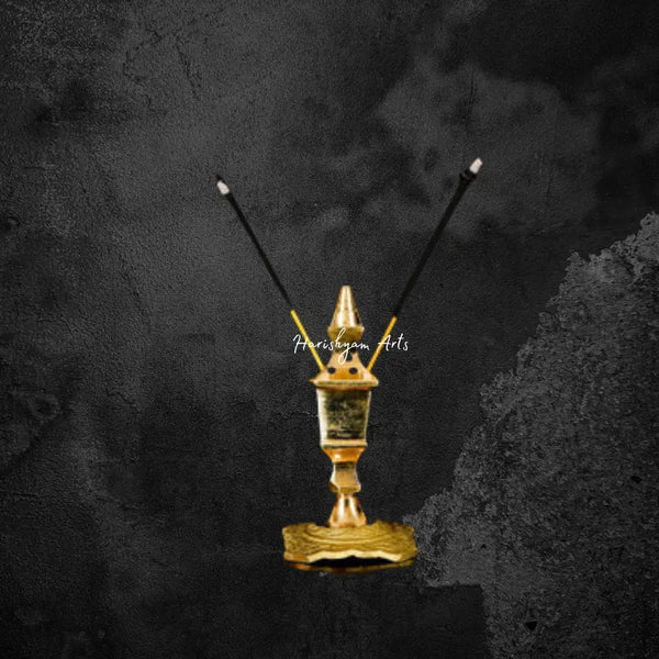 Divine Ambiance Brass Incense Holder Pair