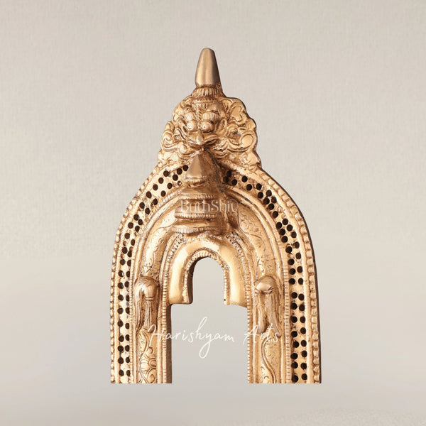 Elegant Brass Prabhavali Wall Hanging with Detailed Craftsmanship