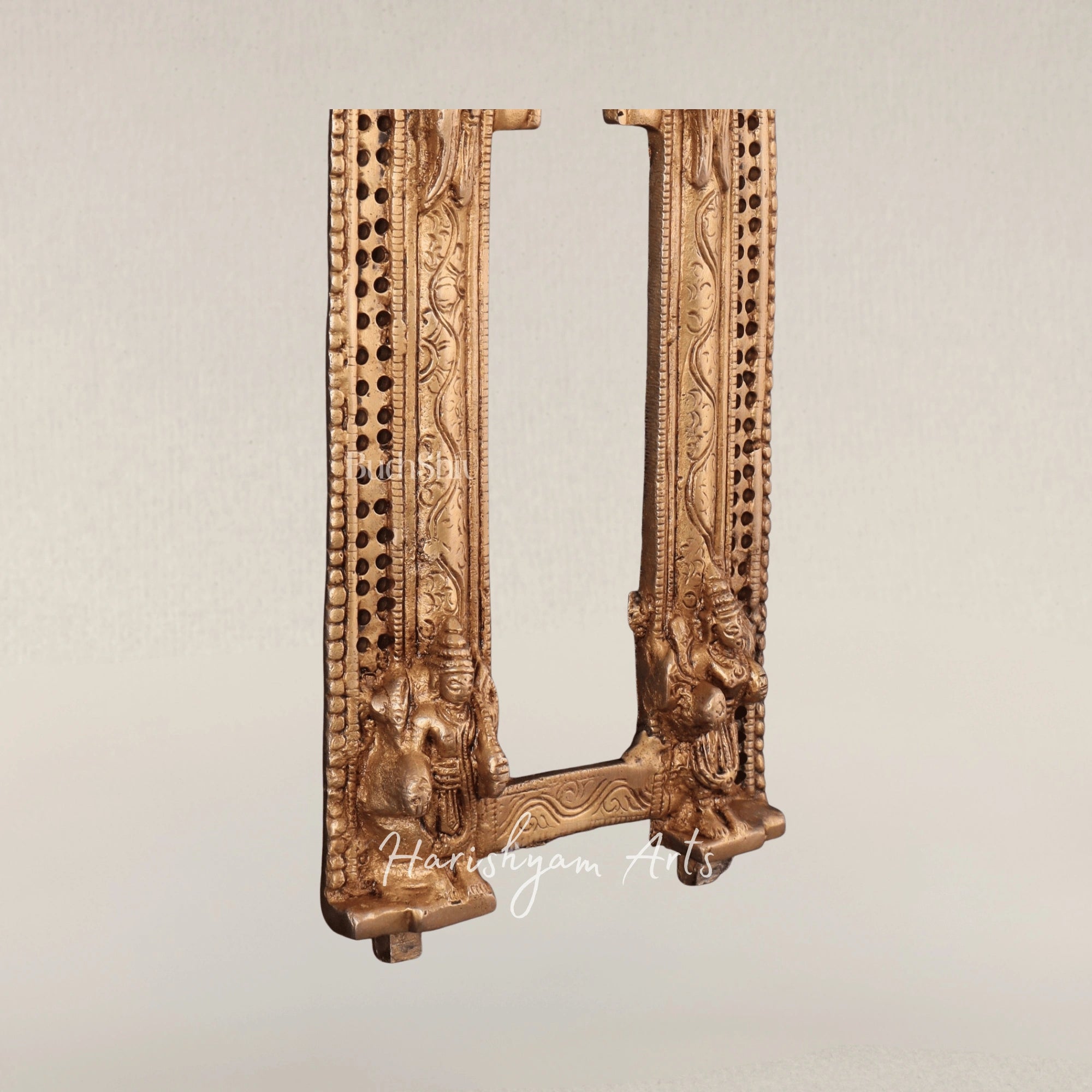 Elegant Brass Prabhavali Wall Hanging with Detailed Craftsmanship