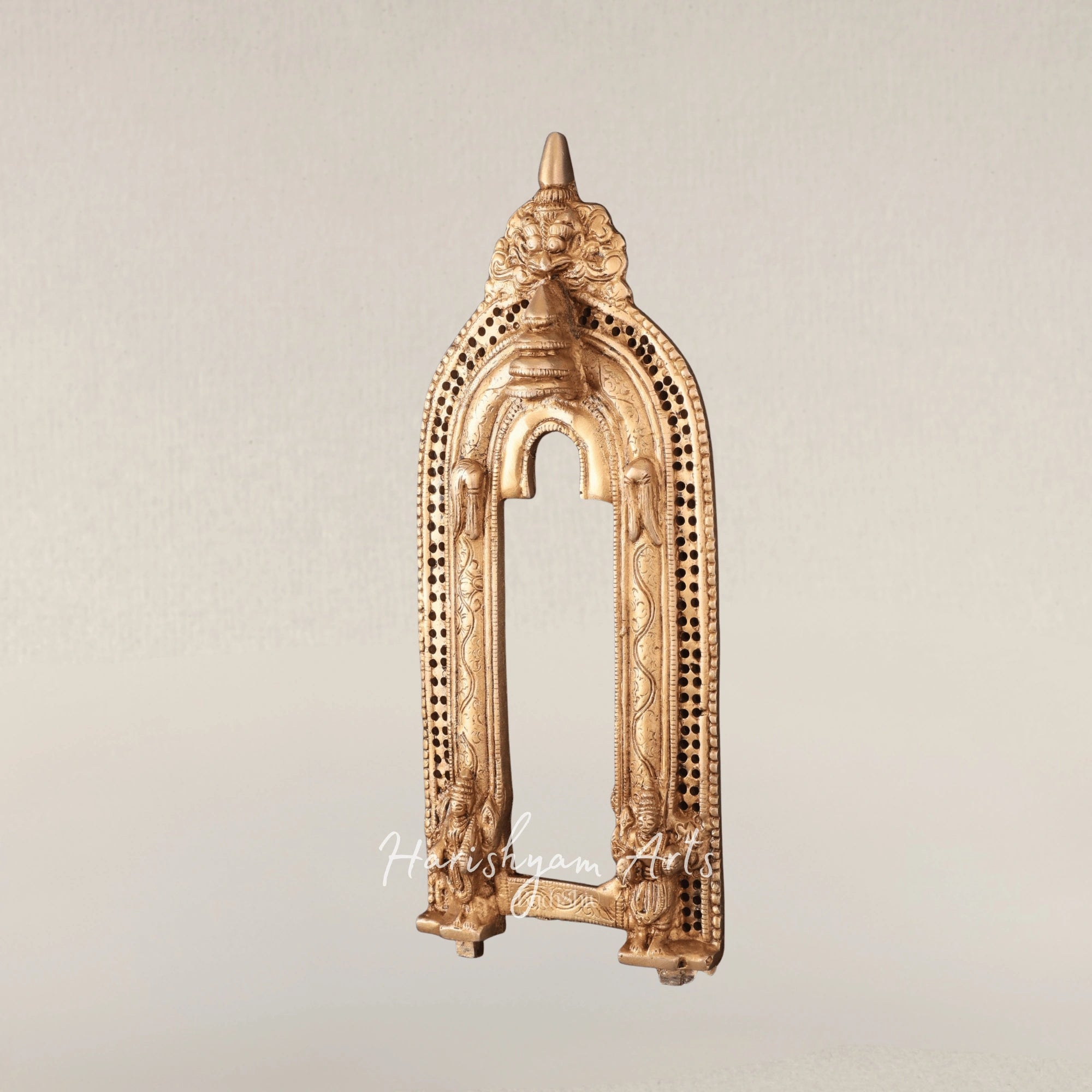 Elegant Brass Prabhavali Wall Hanging with Detailed Craftsmanship