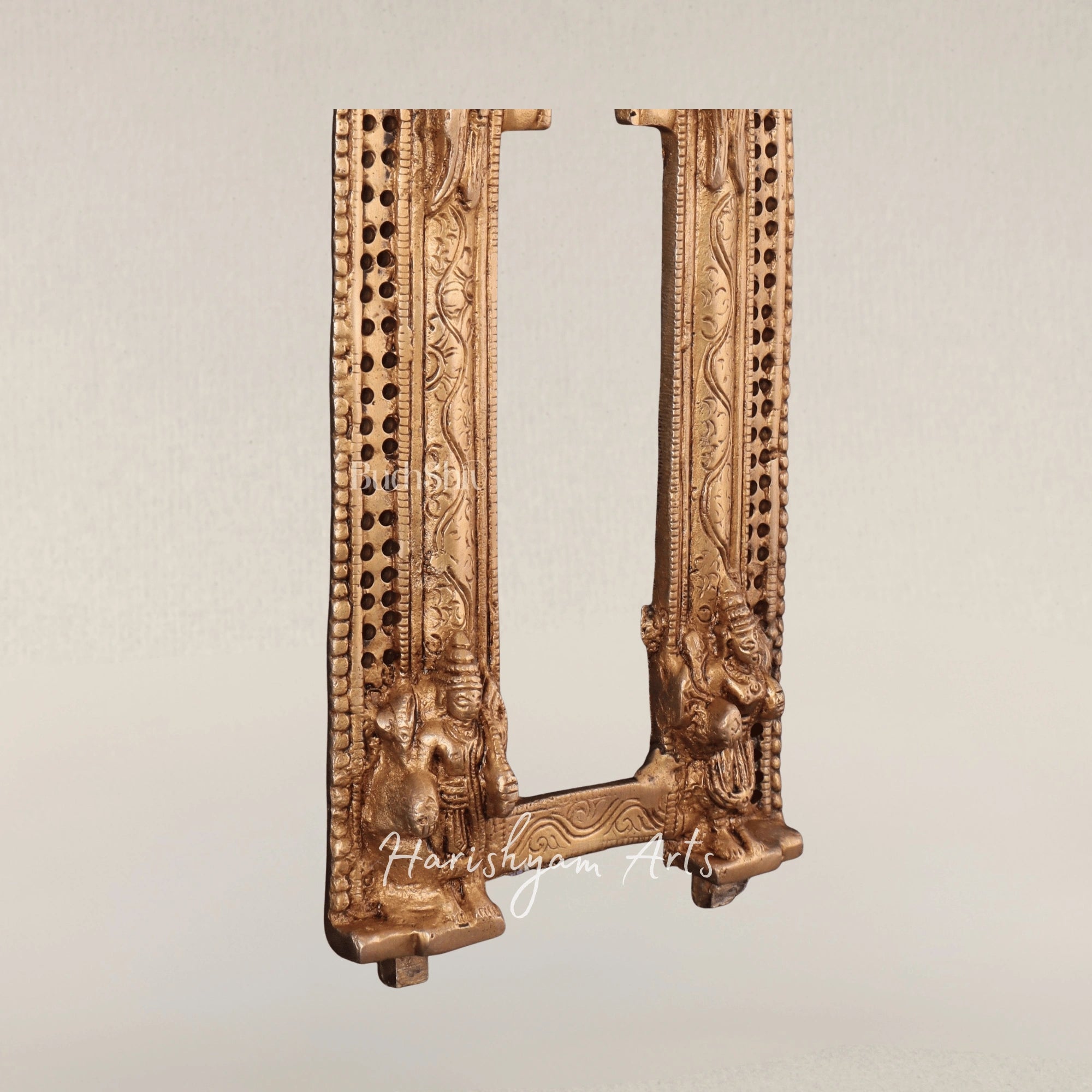 Elegant Brass Prabhavali Wall Hanging with Detailed Craftsmanship
