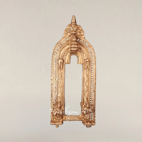 Elegant Brass Prabhavali Wall Hanging with Detailed Craftsmanship