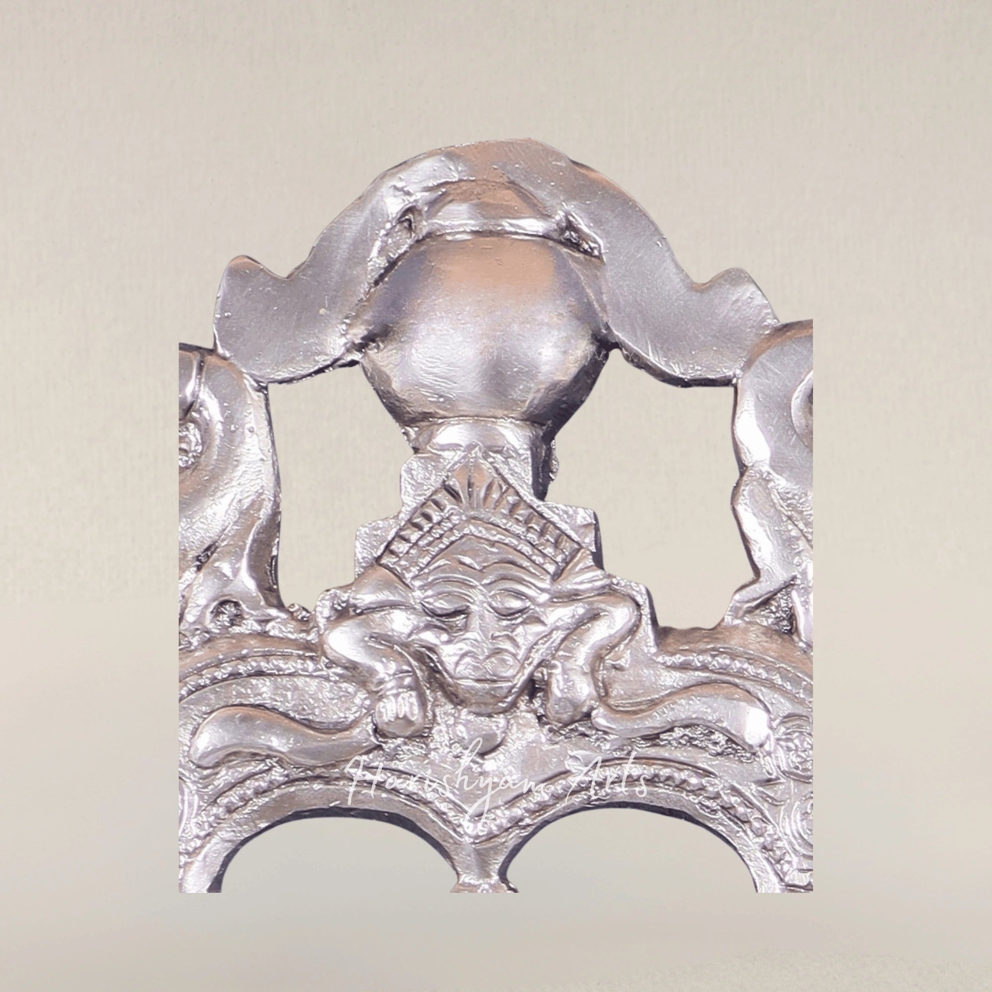 Elegant Silver Plated Brass Prabhavali Decorative Hanging