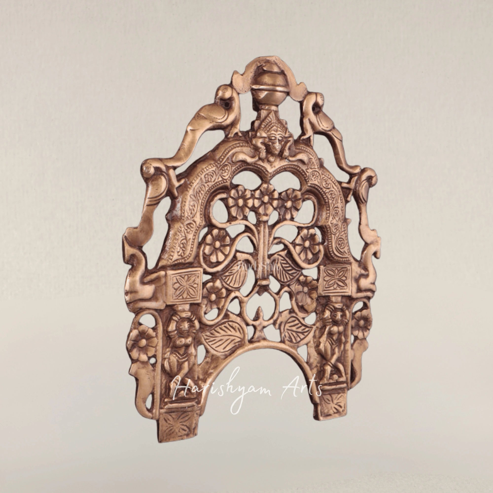 Exclusive Brass Prabhavali Wall Hanging with Intricate Decorative Detailing