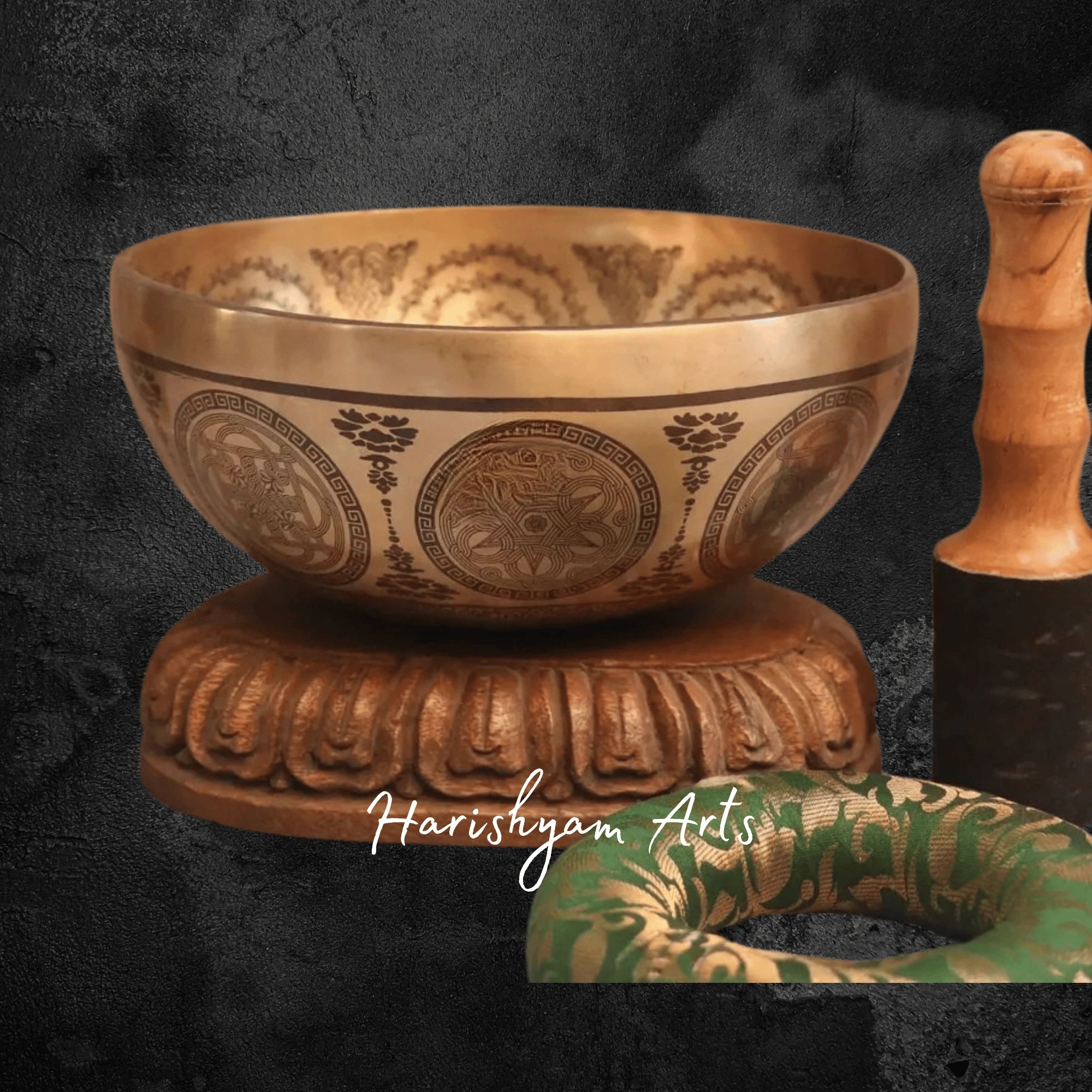 Full Moon Energy Singing Bowl Handmade for Mindful Living