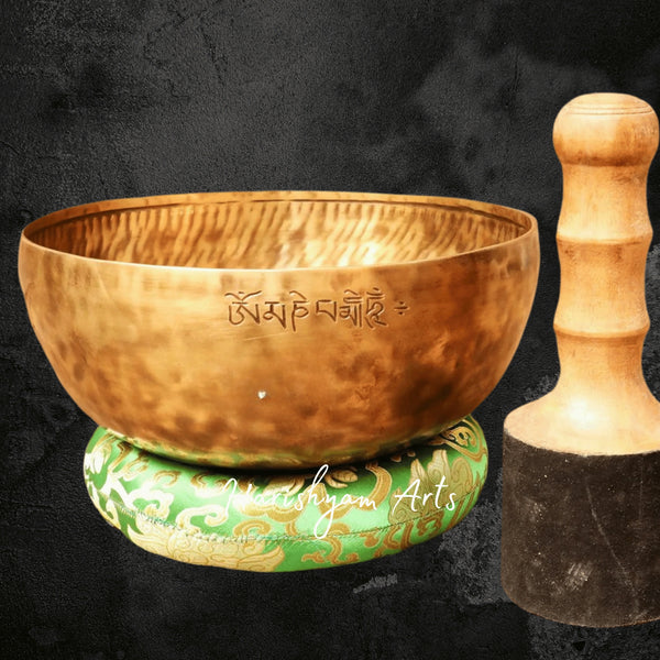 Full Moon Energy Singing Bowl Handmade for Mindful Living