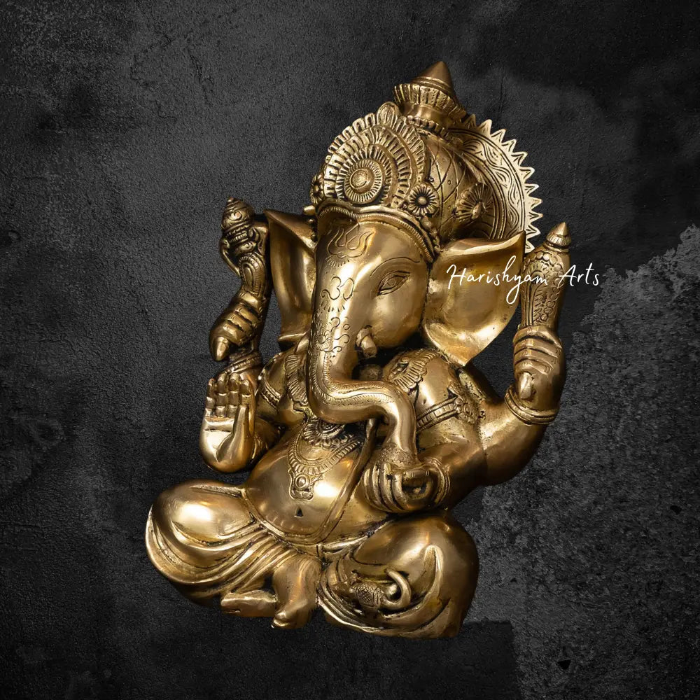 Brass Ganpati Statue