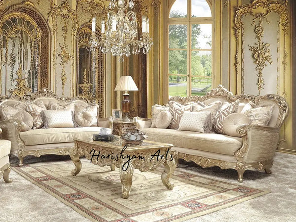 Luxury Sofa Set Designs | Buy Classic & Traditional Sofa Sets Online