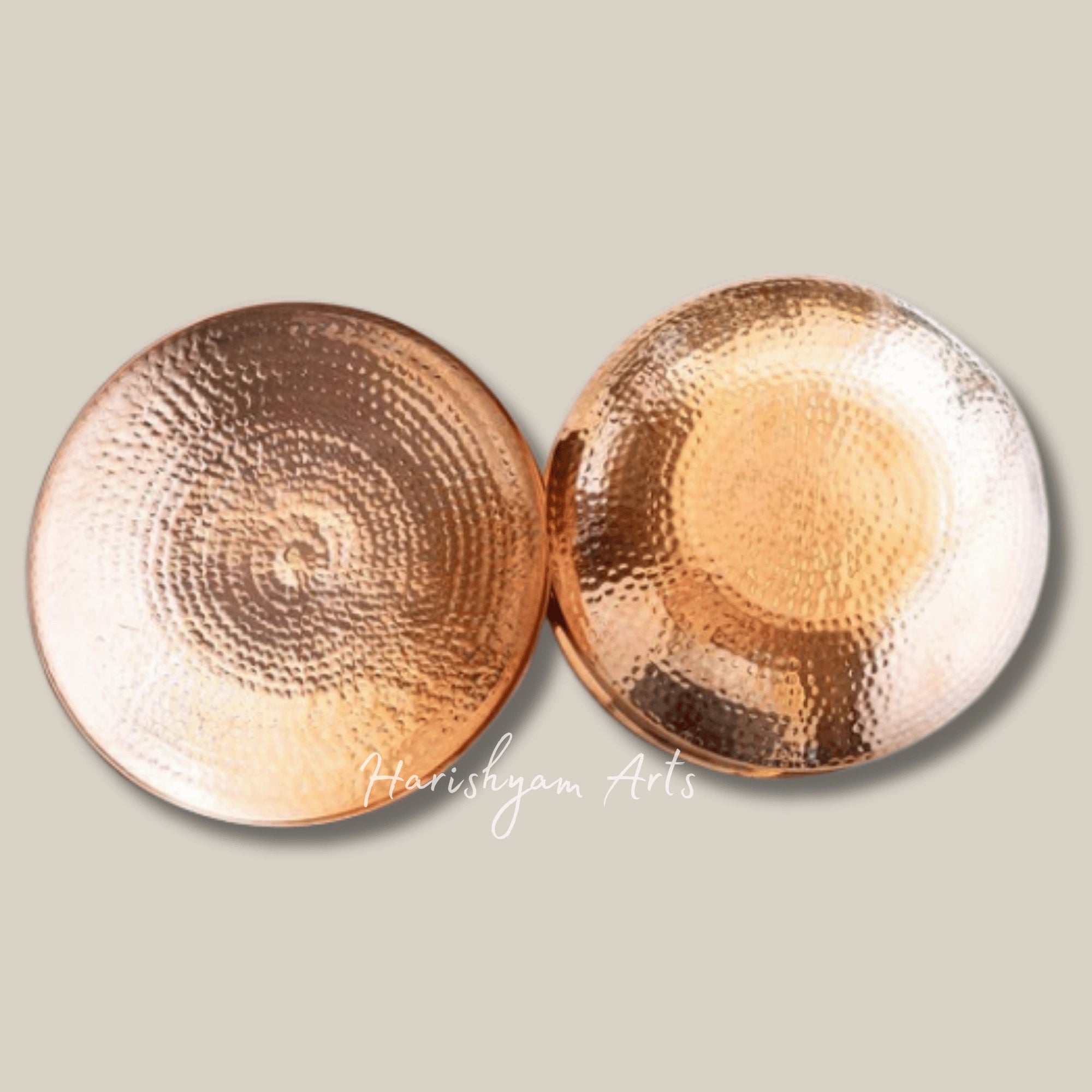 Handcrafted Pure Copper Lagan Handi with Lid and Tin Lined Interior for Cooking and Serving