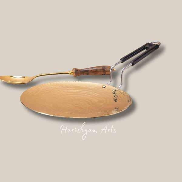 Heavy-Duty Brass Tawa for Roti and Chapati