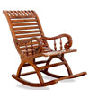 India Sheesham Wood Arm Rest Chair in Brown