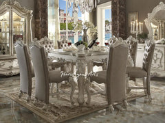 Ivory Elegance 7-Piece Dining Room Set