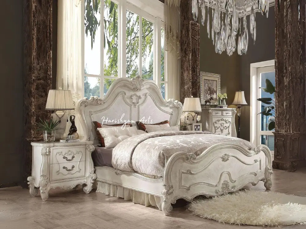 Ivory Splendor 3-Piece Queen Bedroom Ensemble