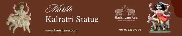 Marble Kalratri Statue