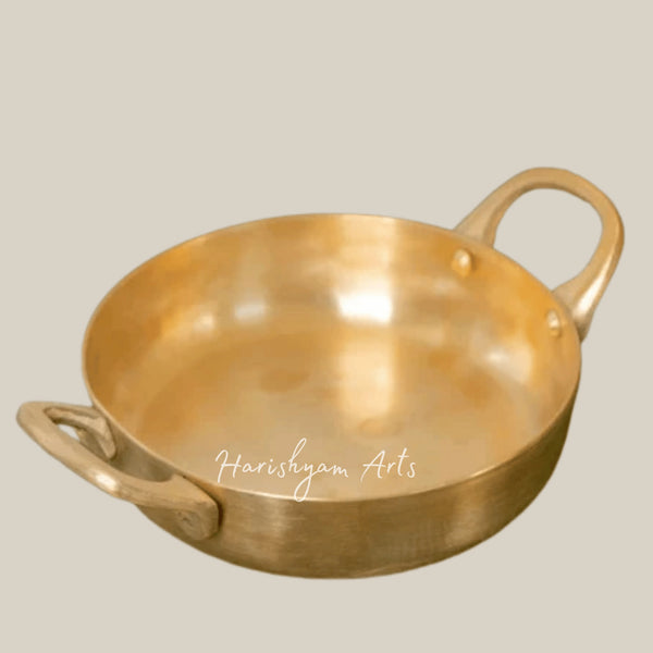 Kansa Tulsi Cooking Pan for Sauteing and Daily Use