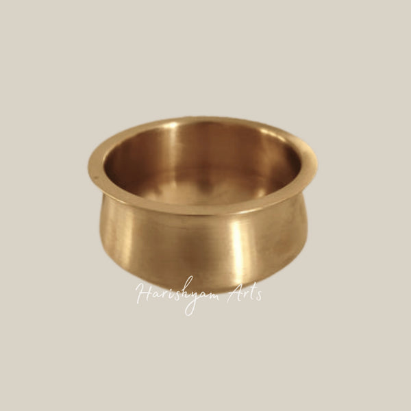Kansa Tulsi Handi Pot for Serving Gravies and Traditional Dishes