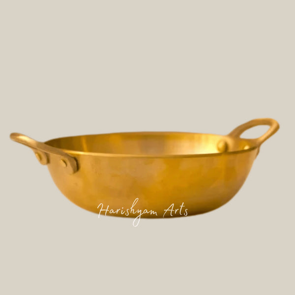 Kansa Tulsi Kadai Serveware for Cooking and Table Presentation