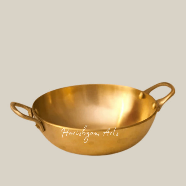 Kansa Tulsi Kadai Serveware for Cooking and Table Presentation