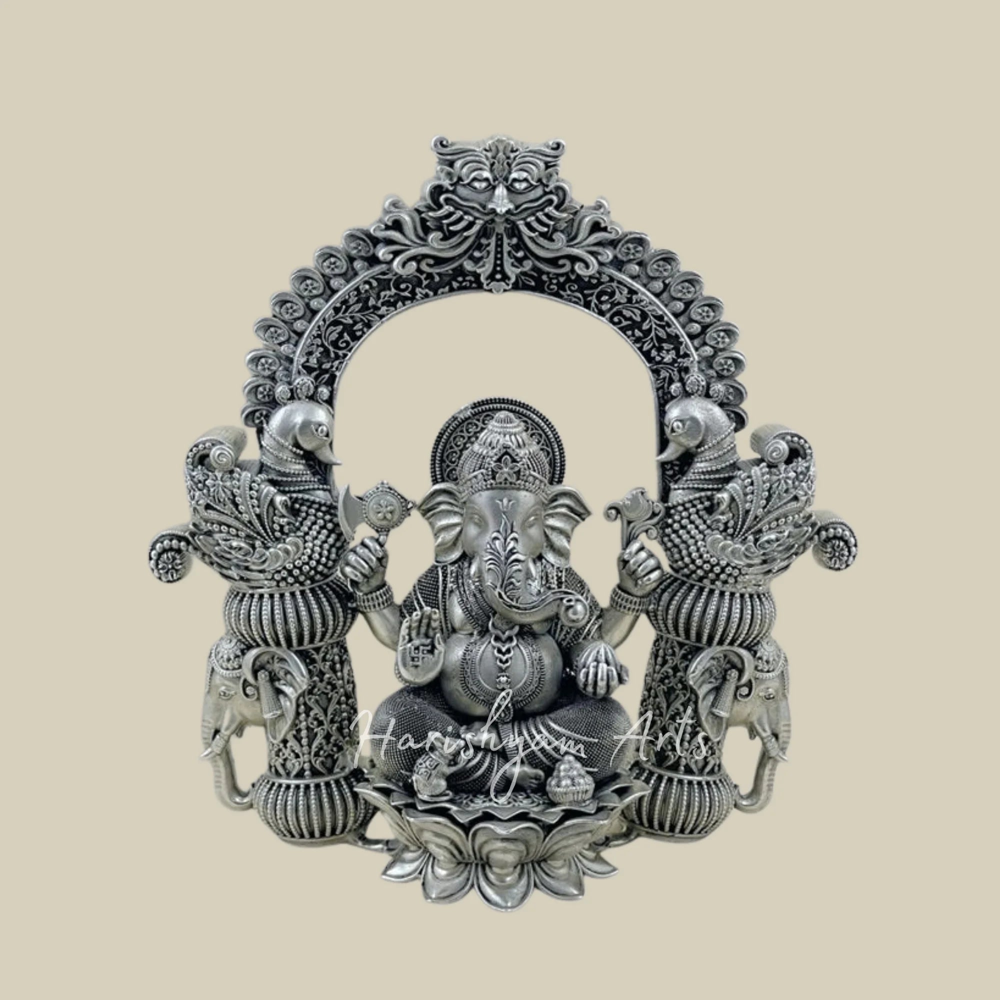 Lord Ganesha Royal Splendor Gold Statue