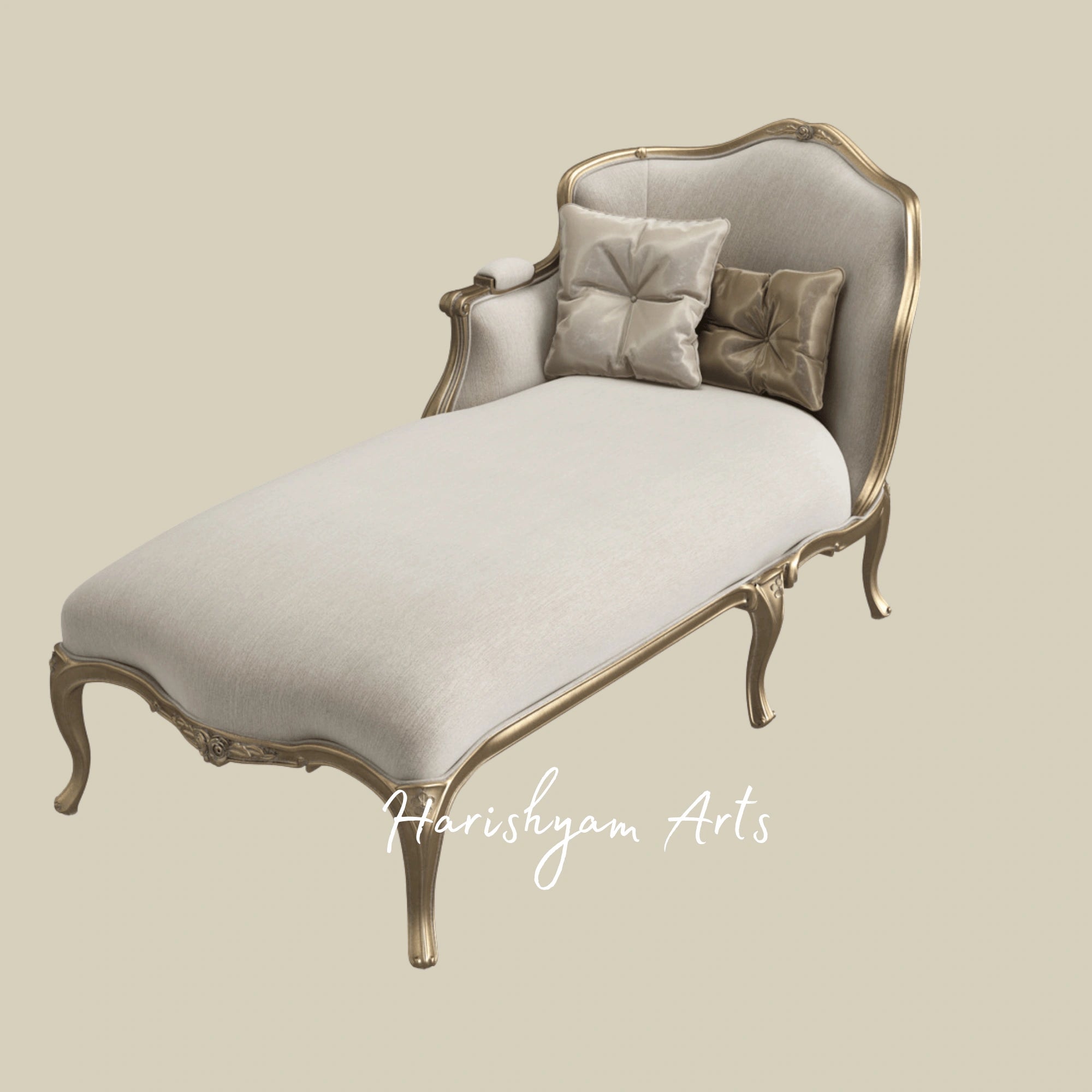 Majestic Heritage Classic Chaise Sofa with Plush Comfort Design