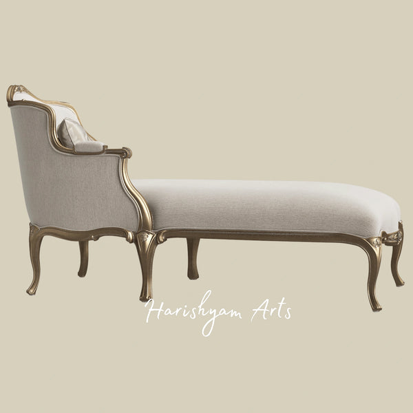 Majestic Heritage Classic Chaise Sofa with Plush Comfort Design