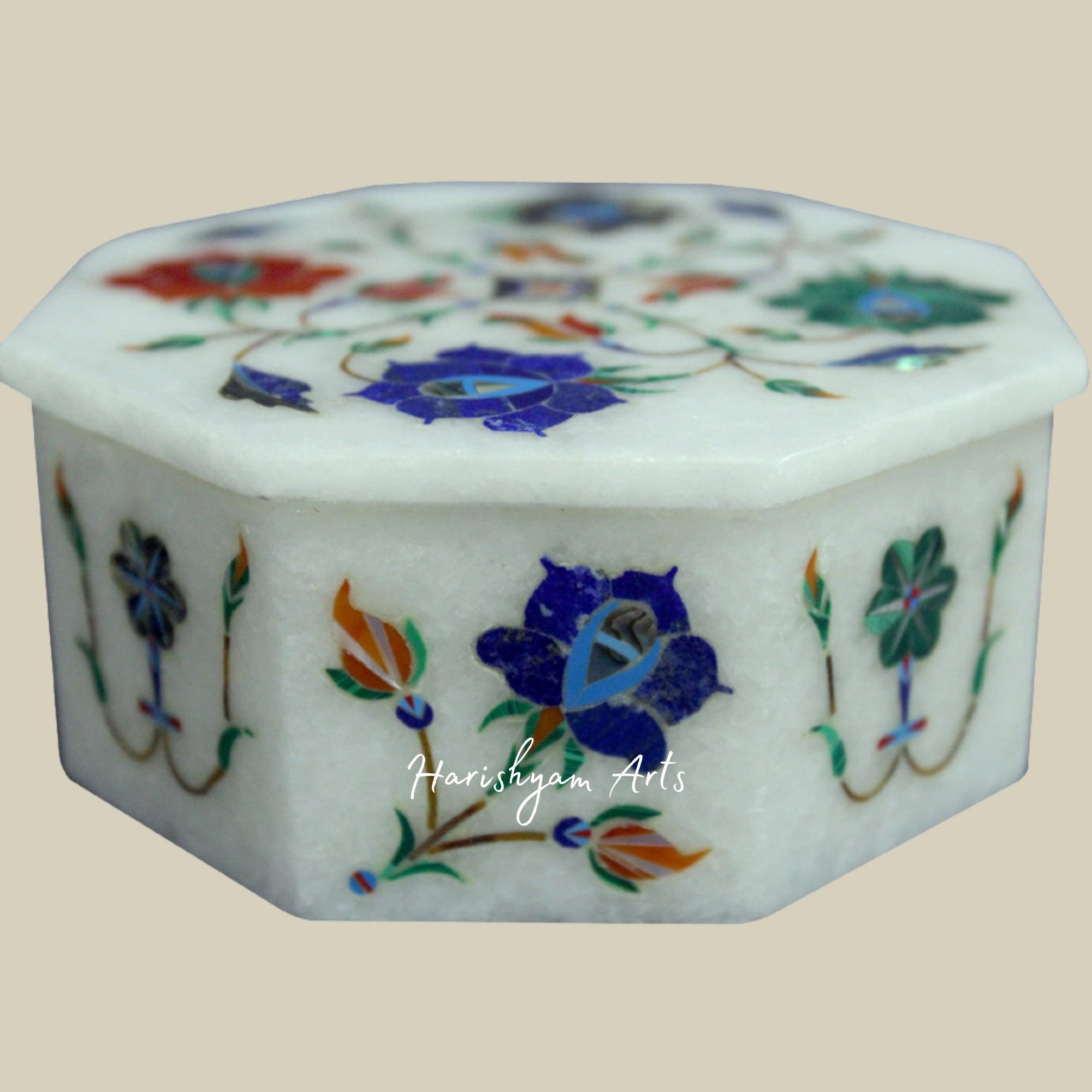 Marble Inlay Trinket Box for Girl's Wardrobe – A Collectible Gift1