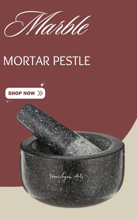 Marble Mortar and Pestle