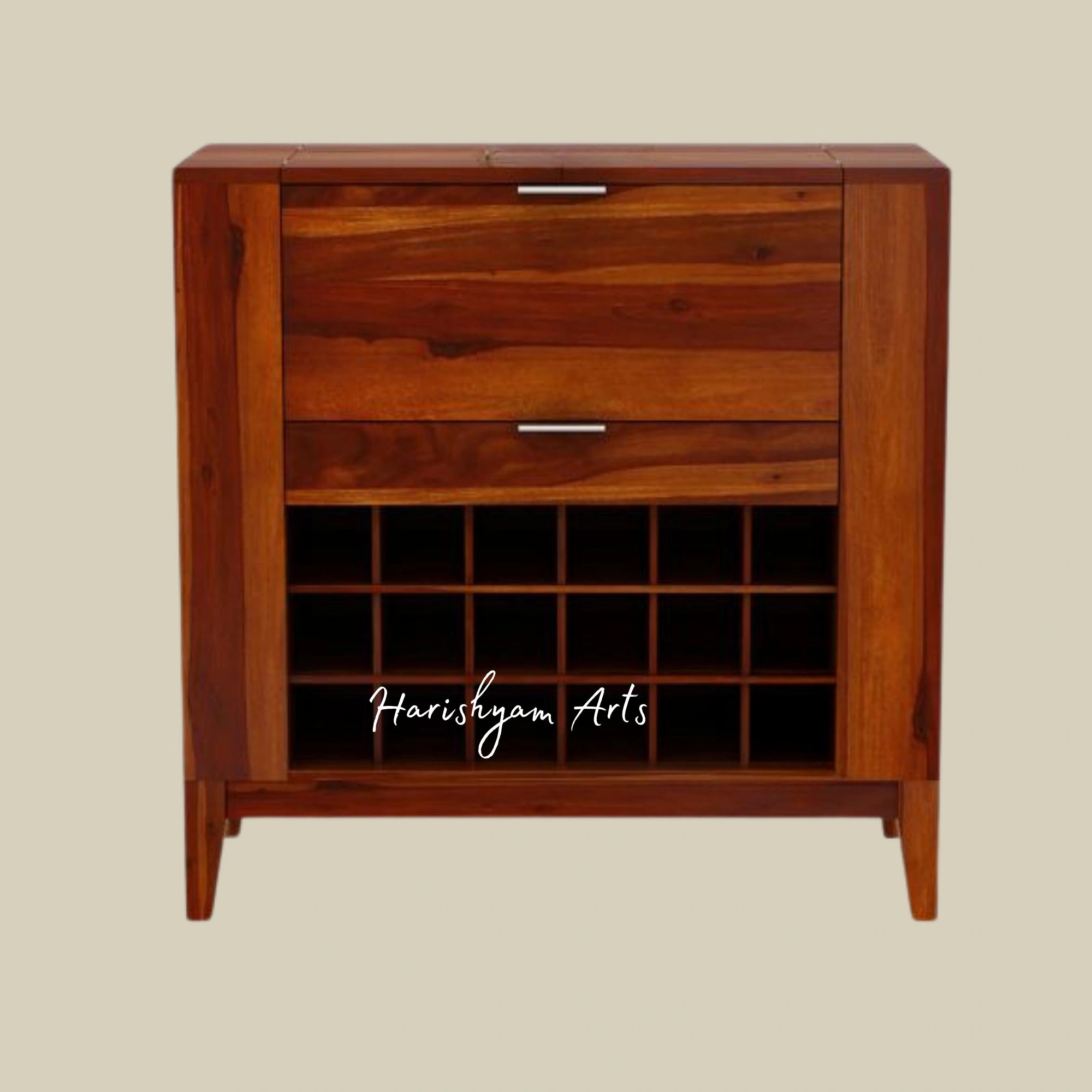 Multi-Functional Bar cabinet with Wine and Accessory Storage