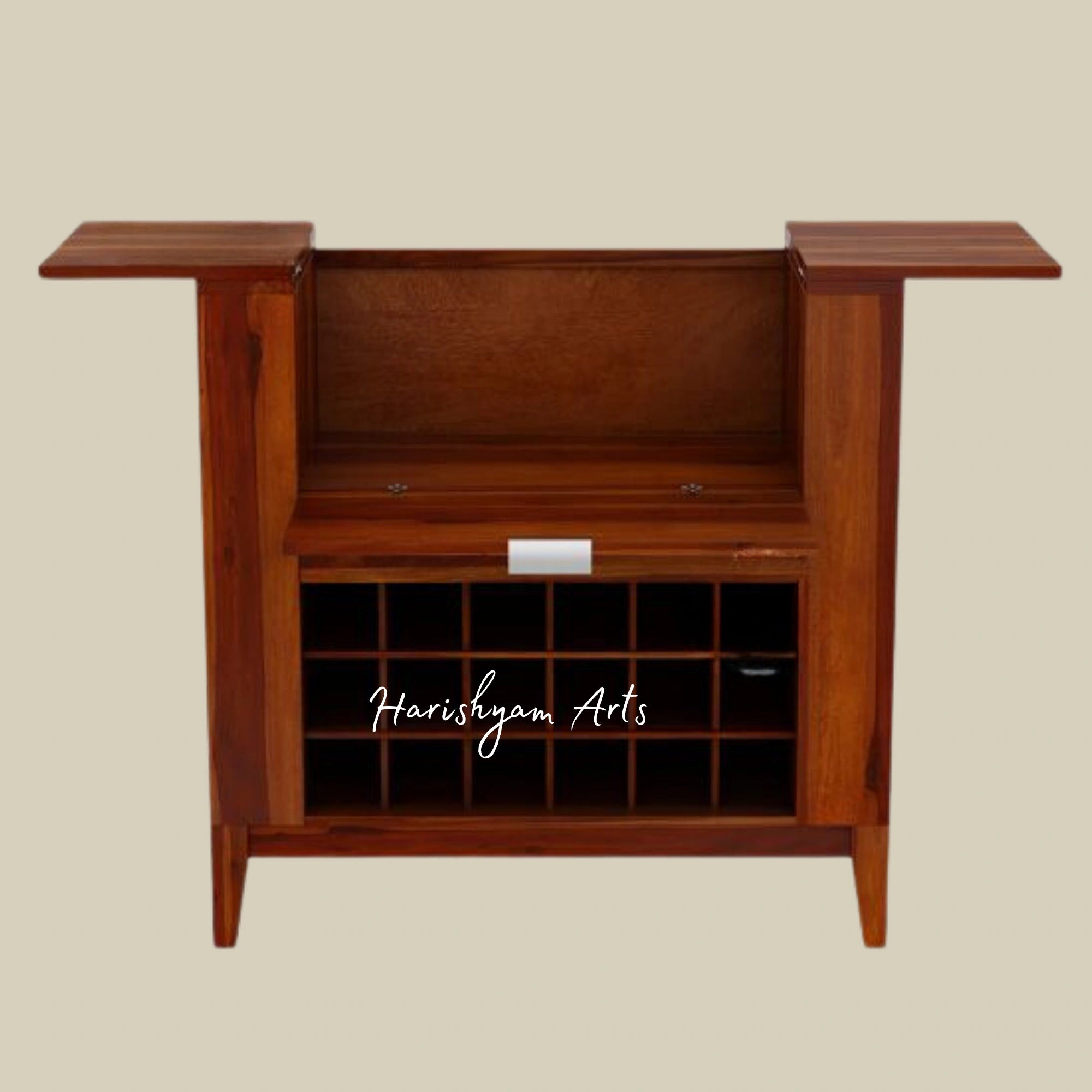 Multi-Functional Bar cabinet with Wine and Accessory Storage