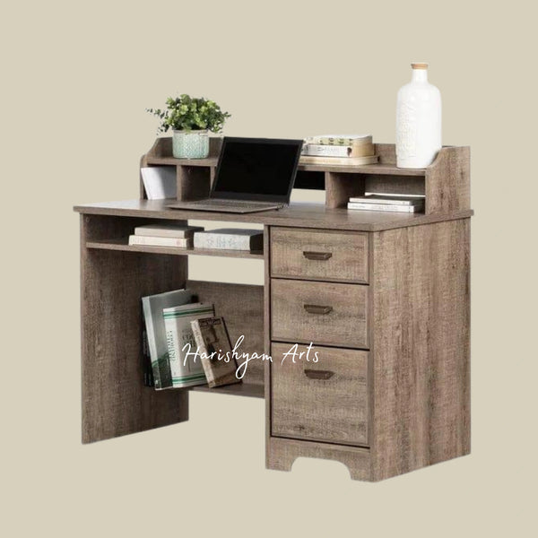 Multi-Functional Writing Desk with File Drawer and Keyboard Tray