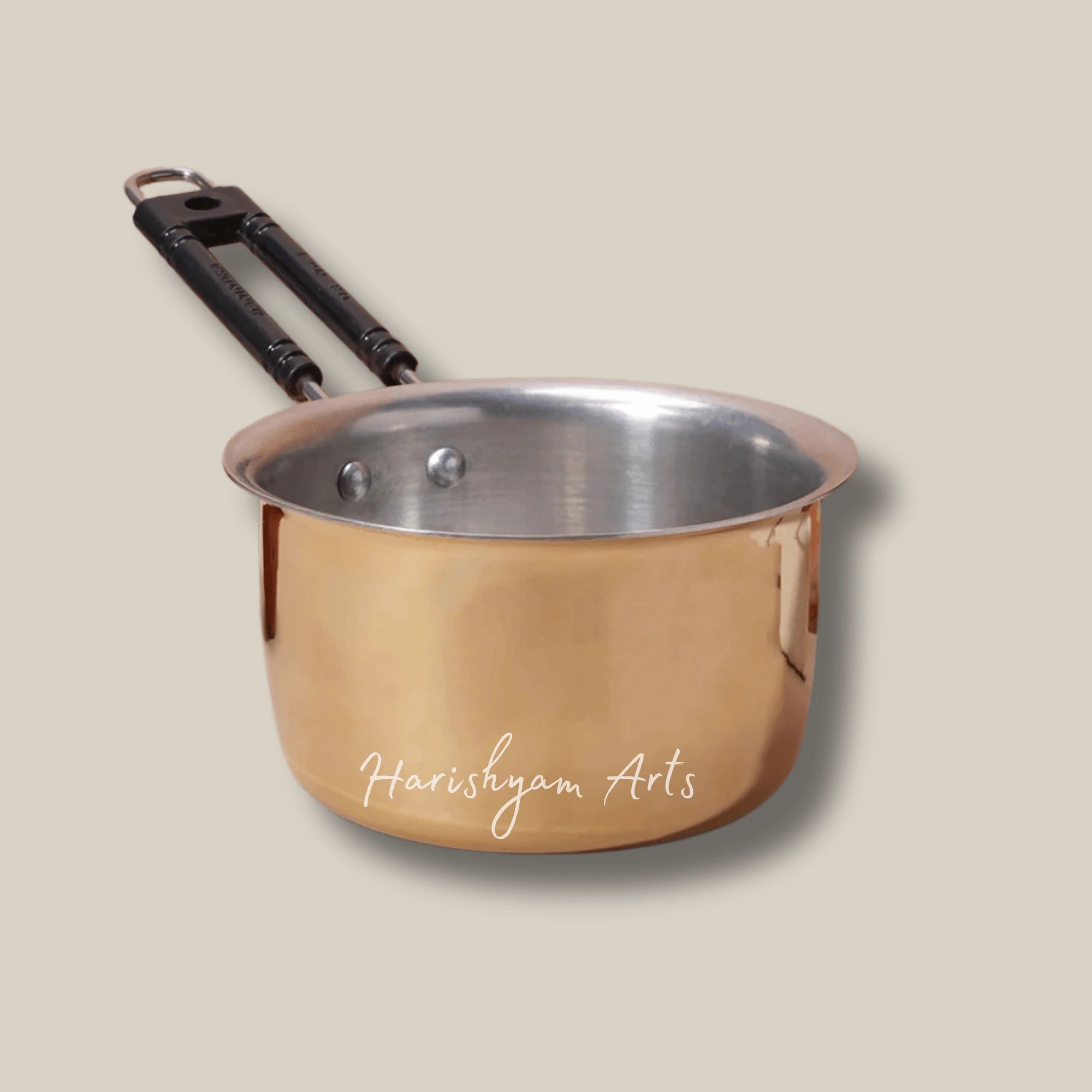 Multi-Purpose Brass Saucepan for Tea Milk and Everyday Boiling