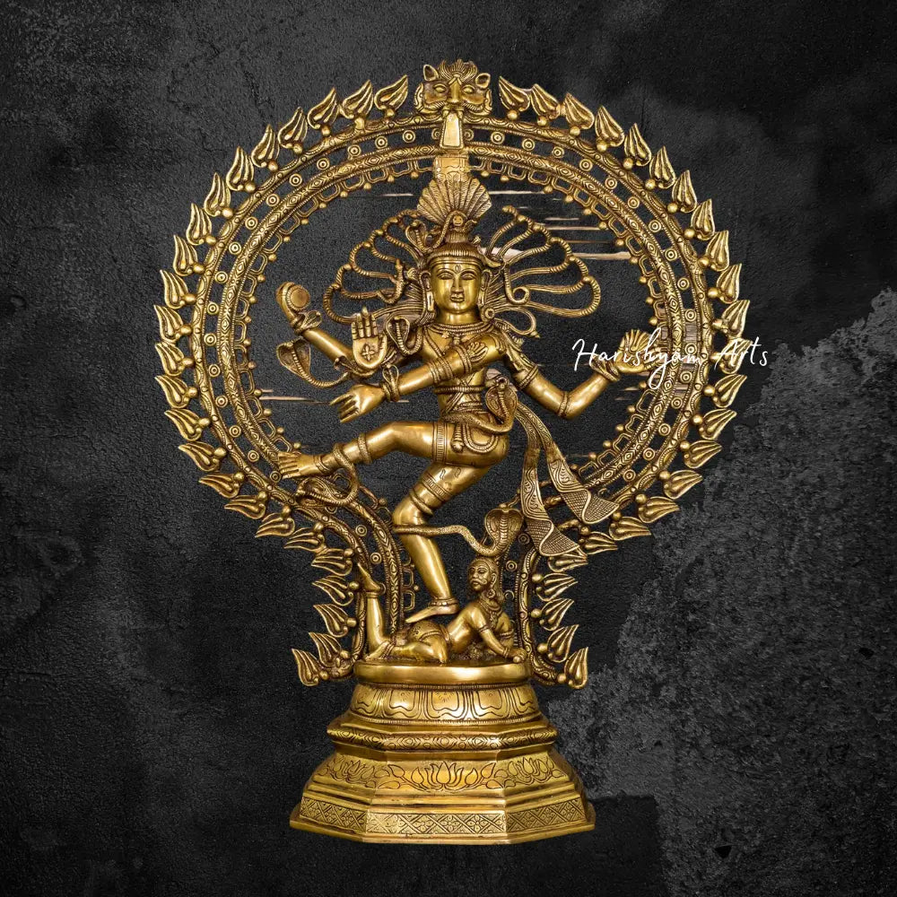 Natraj Brass Statue 30"