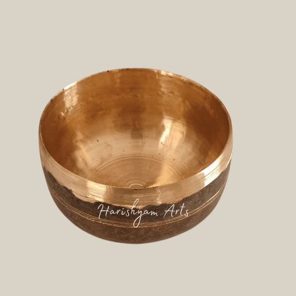 Premium Handcrafted Bronze Serving Bowl for Ayurvedic Cooking