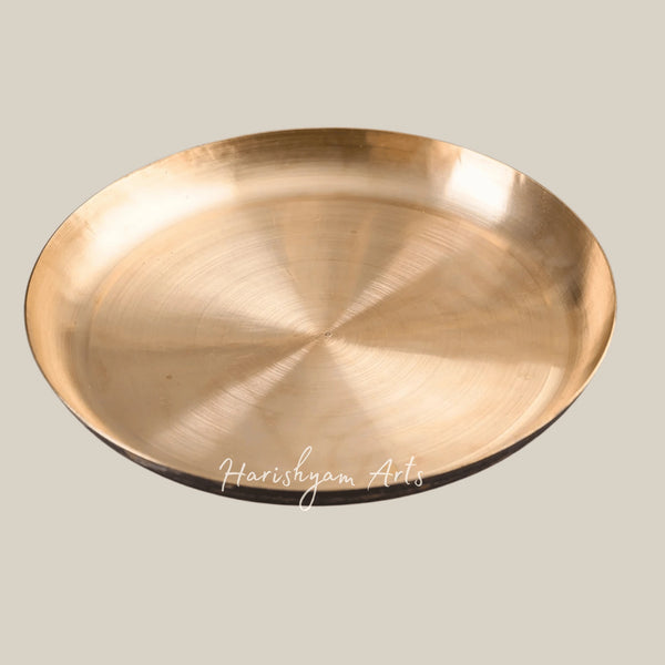 Premium Kansa Dinner Plate for Balanced and Wholesome Meals