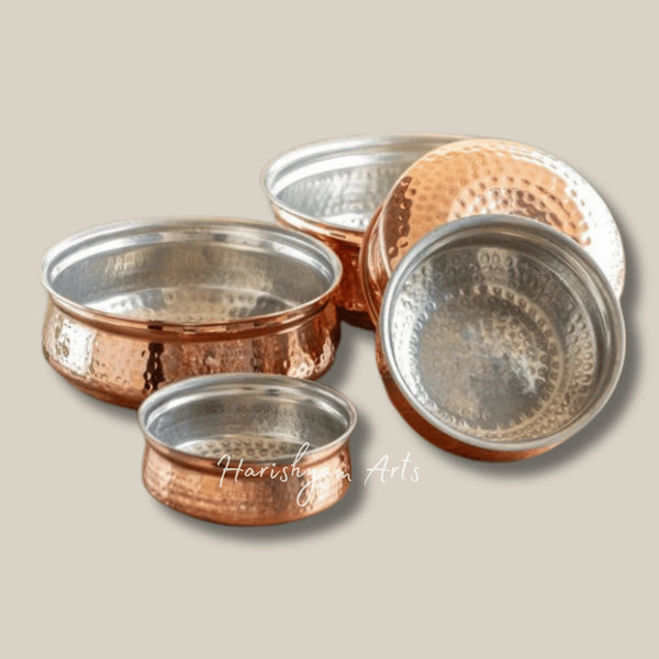 Premium Tin Coated Copper Handi for Authentic Indian Cooking