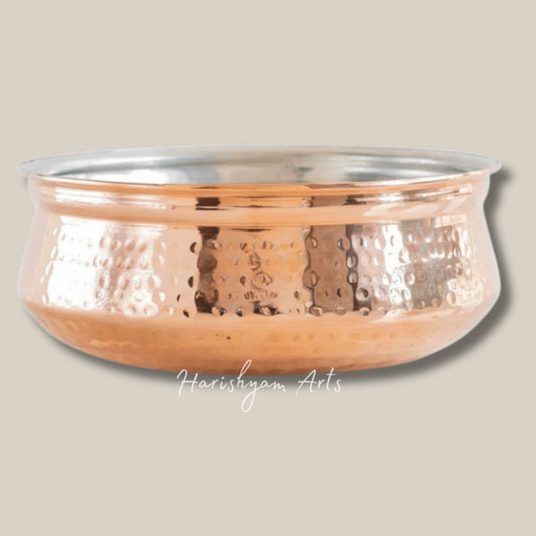 Premium Tin Coated Copper Handi for Authentic Indian Cooking